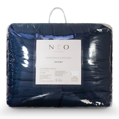 Camesa Edredom Ecopluma Toque de Pluma Casal 220x240cm - Marinho