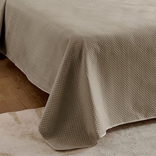Camesa Colcha Neo Diamonds Casal 3 Peças 220x240cm - Bege