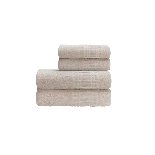 Camesa Jogo de Toalha de Banho Loft Especial 4 Peças - Bege