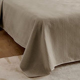 Colcha Casal Camesa Neo Diamonds 3 Peças Toque Macio e Estilo Sofisticado 220x240cm - Bege