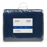 Camesa Colcha Bullet Super King 3 Peças 280x300cm - Marinho