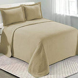 Camesa Colcha Loft Casal 100% Poliéster 220x240cm - Bege