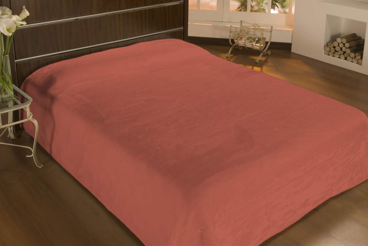 Camesa Cobertor Manta Microfibra Casal 180x220cm - Vermelho