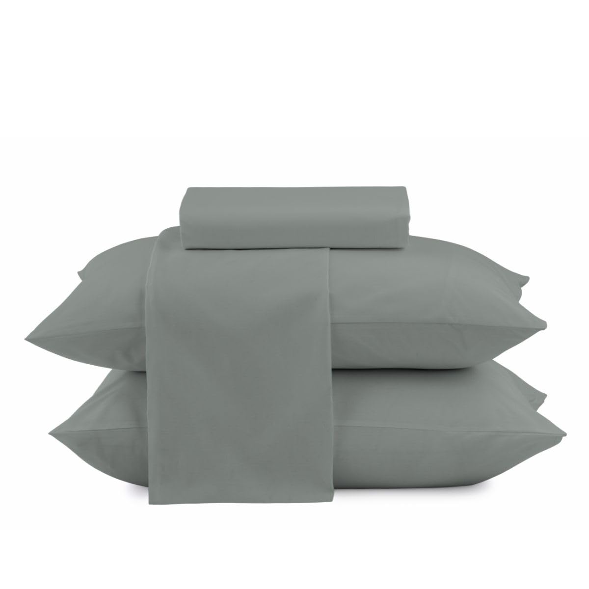 Camesa Jogo de Cama Loft King 4 Peças Microfibra - Cinza Limestone