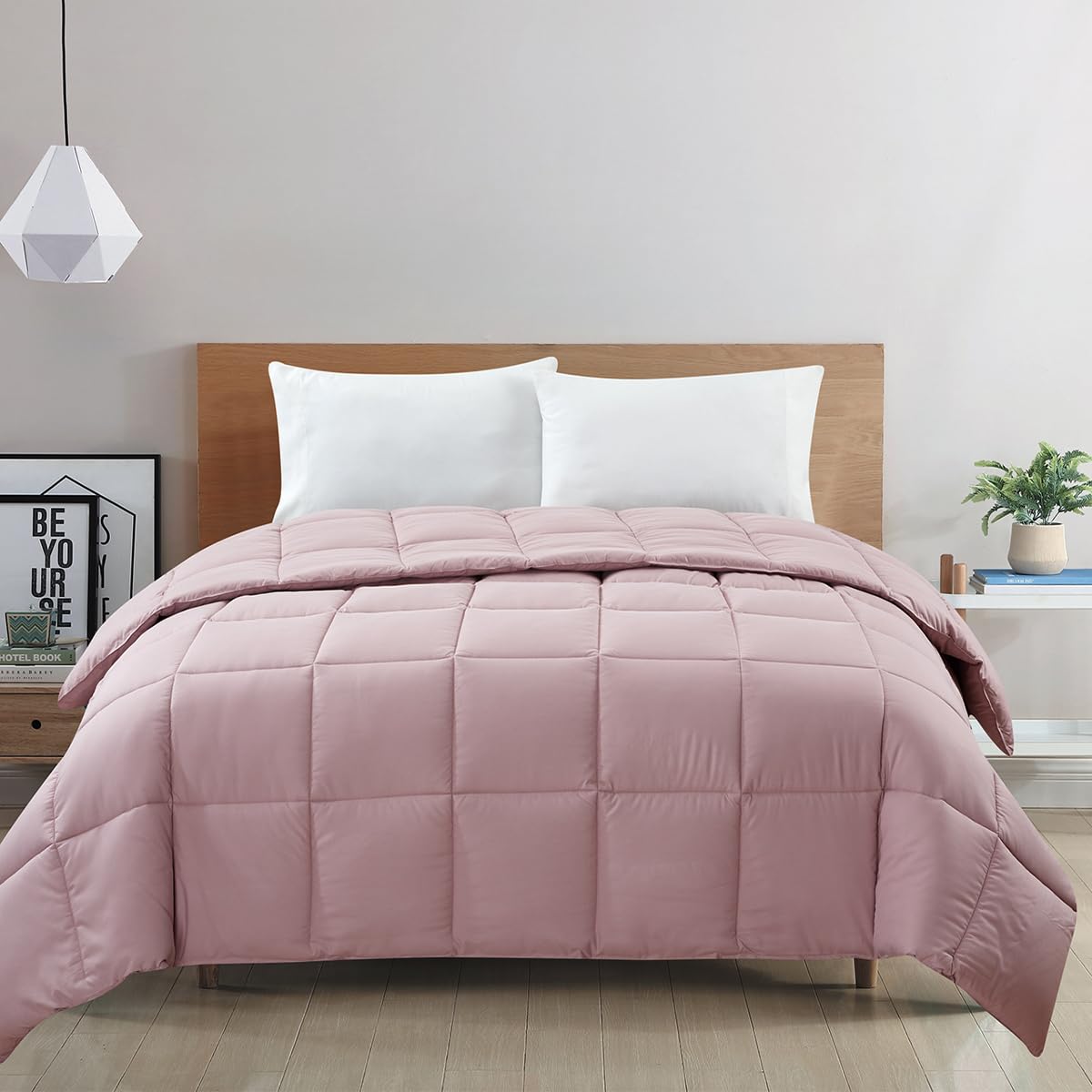 Camesa Edredom Ecopluma Toque de Pluma Queen 240x260cm - Rosé