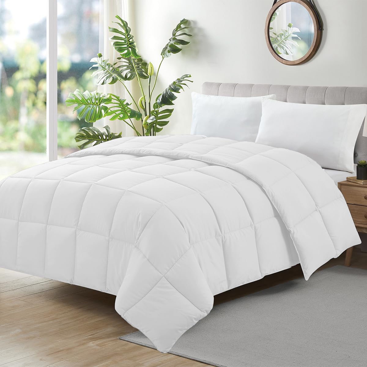 Camesa Edredom Ecopluma Toque de Pluma Solteiro 160x240cm - Branco