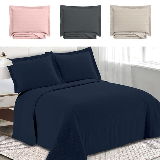 Camesa Colcha Cobre Leito King 3 Peças Dupla Face Microfibra Soft Ultrassônico