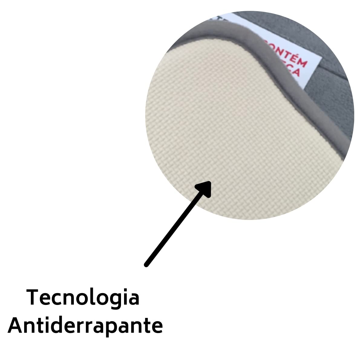 Camesa Tapete de Banheiro Antiderrapante Macio Super Soft 60x40cm - Cinza Escuro