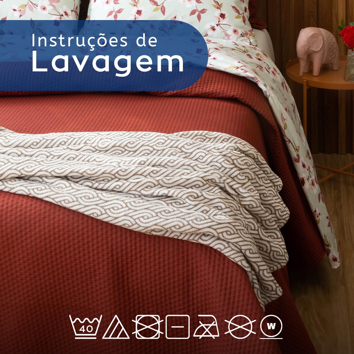 Camesa Colcha Bullet Super King 3 Peças 280x300cm - Chumbo