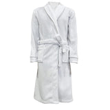 Roupão Aveludado Camesa Neo Velour Flannel 220g/m² Toque Suave e Aquecimento Tamanho M - Branco