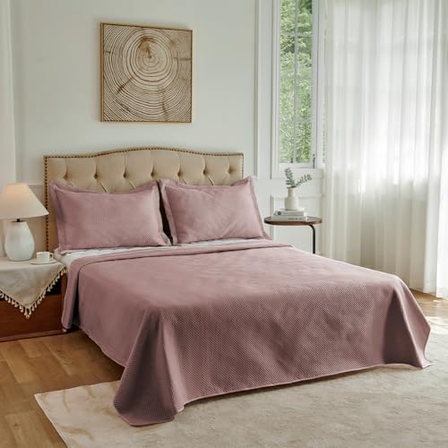 Camesa Colcha Neo Diamonds King 3 Peças 280x260cm - Rose