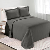 Camesa Colcha Loft Casal 100% Poliéster 220x240cm - Cinza