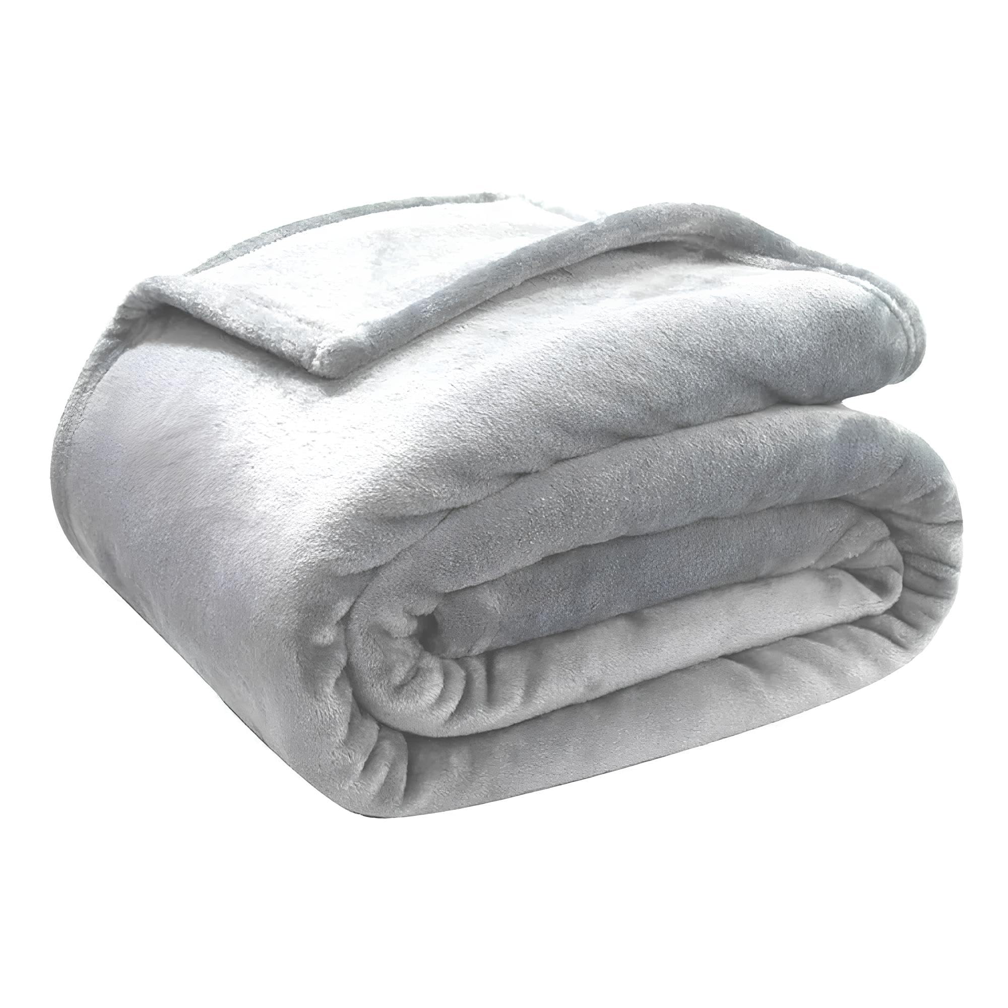 Camesa Cobertor Queen Neo Velour 300g 220x240cm - Cinza