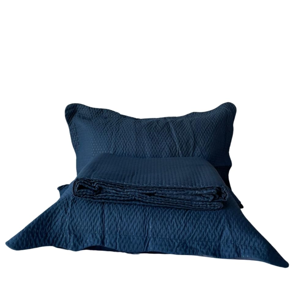 Camesa Colcha Bullet Casal 220x240cm - Marinho