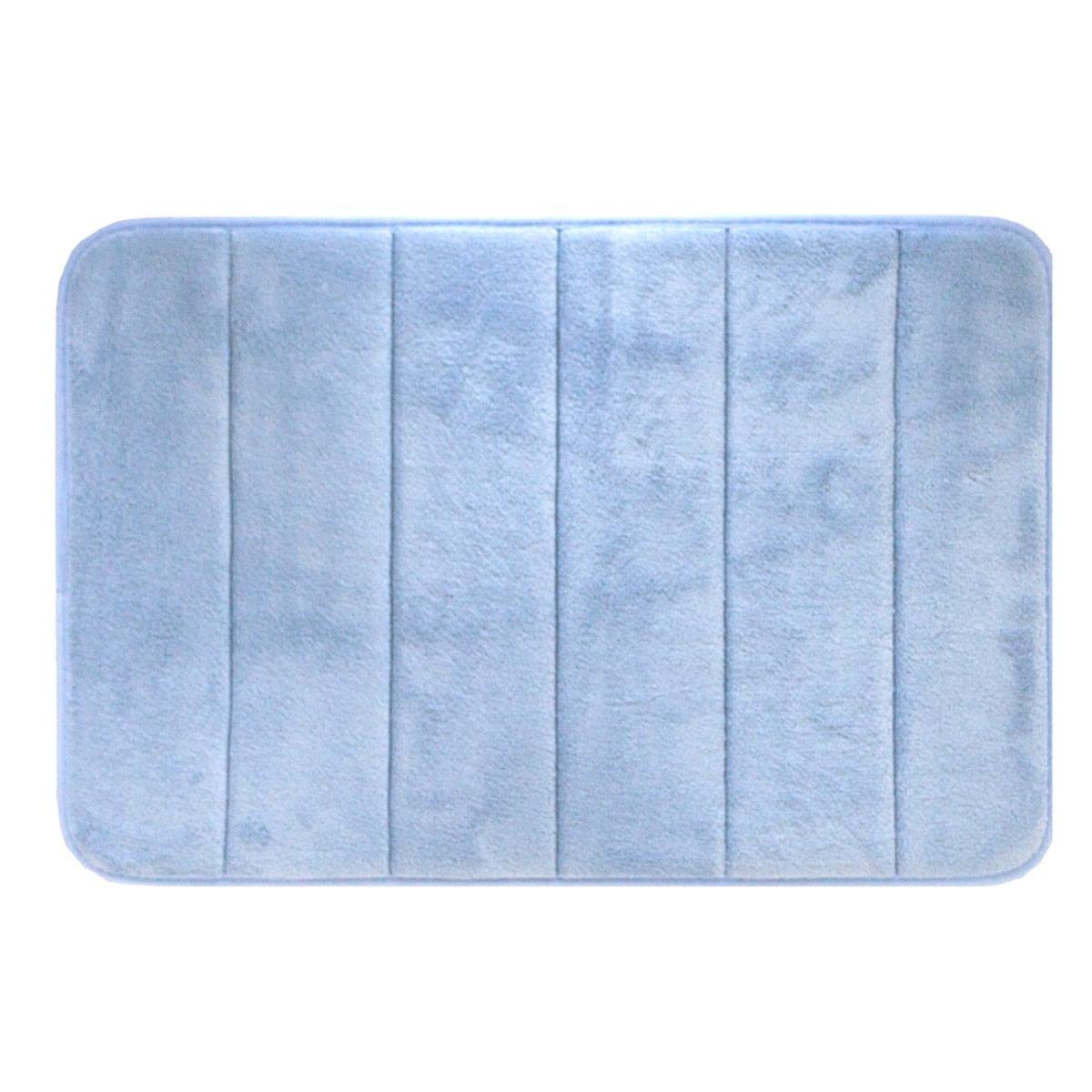 Camesa Tapete de Banheiro Antiderrapante Macio Super Soft 60x40cm - Azul