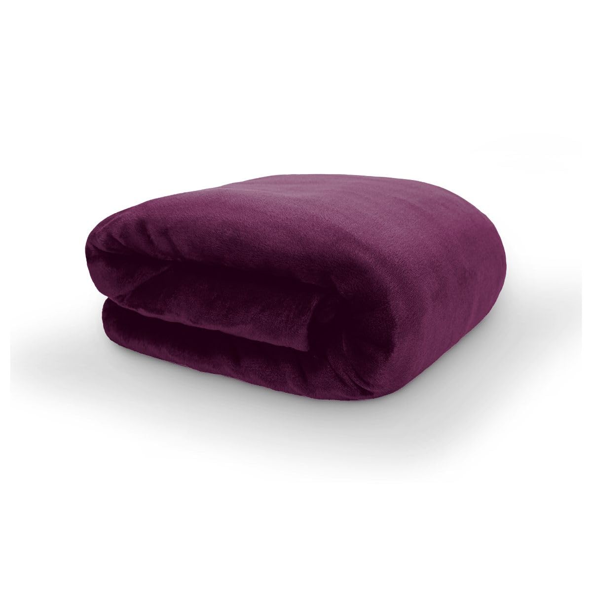 Camesa Cobertor Manta Microfibra Neo Velour 300g/m² Solteiro 1,50x2,20m - Beringela
