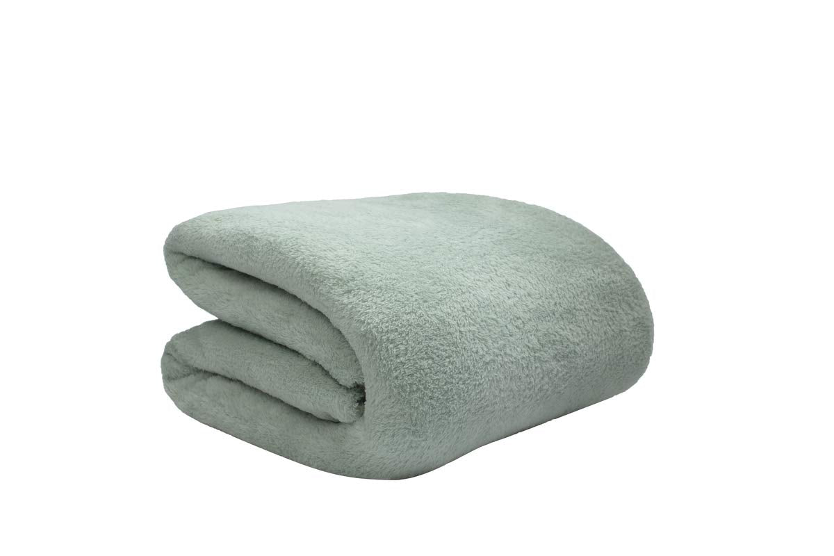 Camesa Cobertor Manta Microfibra Casal 180x220cm - Verde Claro