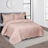 Camesa Colcha Agra Queen 3 Peças 240x260cm - Rose