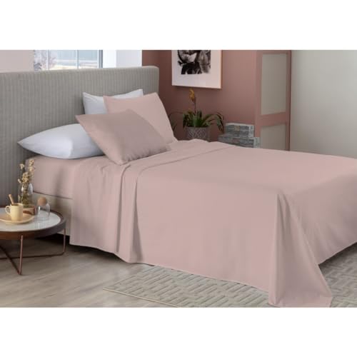 Camesa Jogo de Cama Loft King 4 Peças Microfibra - Rose