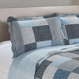 Camesa Kit Colcha Dupla Face Patchwork Casal - Falim